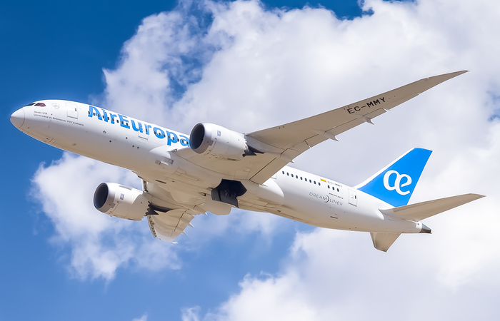 Retomada deve acontecer com uma frequência semanal./Foto: Air Europa/Divulgação Retomada deve acontecer com uma frequência semanal./Foto: Air Europa/Divulgação