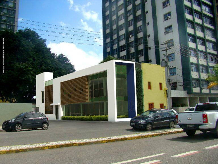 Imagem de como ficará a construção nova.