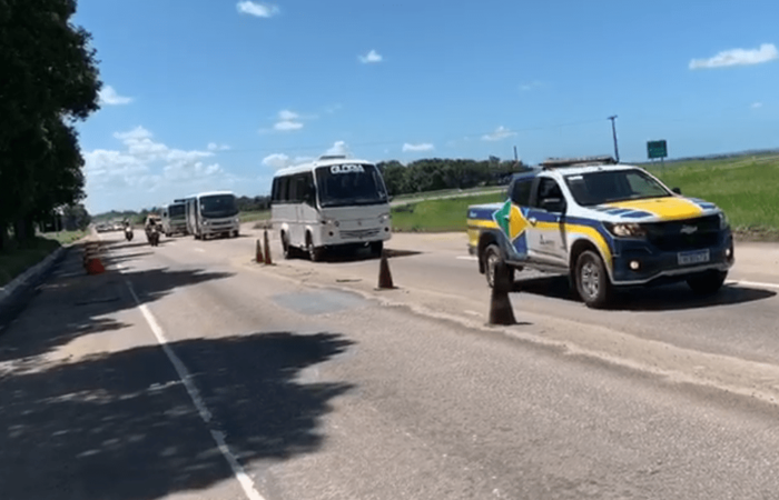 Veículos apreendidos realizando transporte clandestino na região de Igarassu/PE e Goiana/PE/Foto: ANTT/ Divulgação Veículos apreendidos realizando transporte clandestino na região de Igarassu/PE e Goiana/PE/Foto: ANTT/ Divulgação