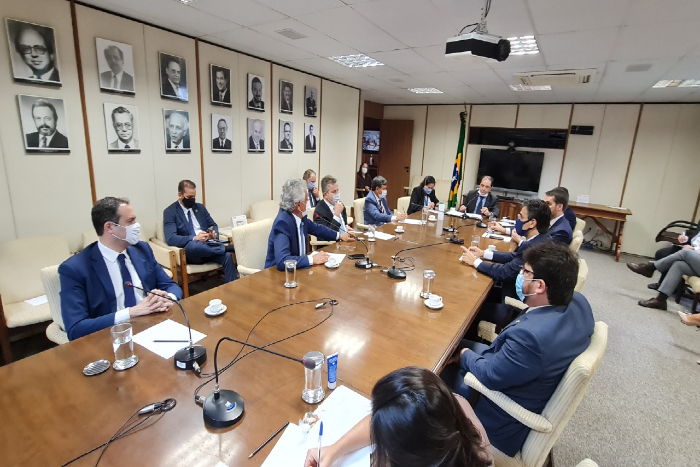 Paulo Câmara participou de reuniões em Brasília nesta terça./Foto: Divulgação