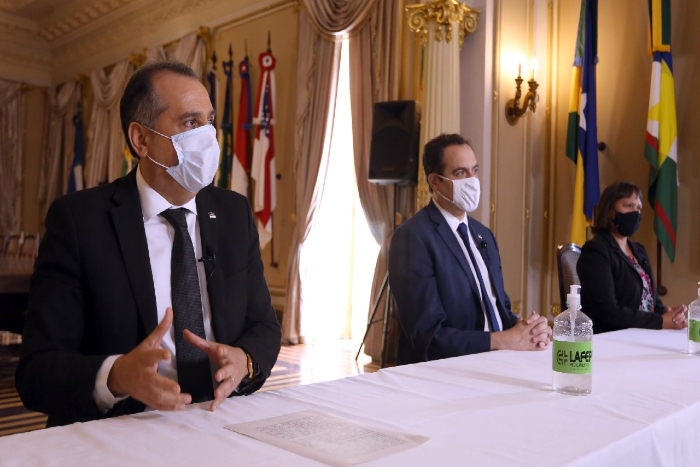 Pronunciamento foi feito nesta segunda-feira./Foto: Aluísio Moreira/SEI/Divulgação Pronunciamento foi feito nesta segunda-feira./Foto: Aluísio Moreira/SEI/Divulgação
