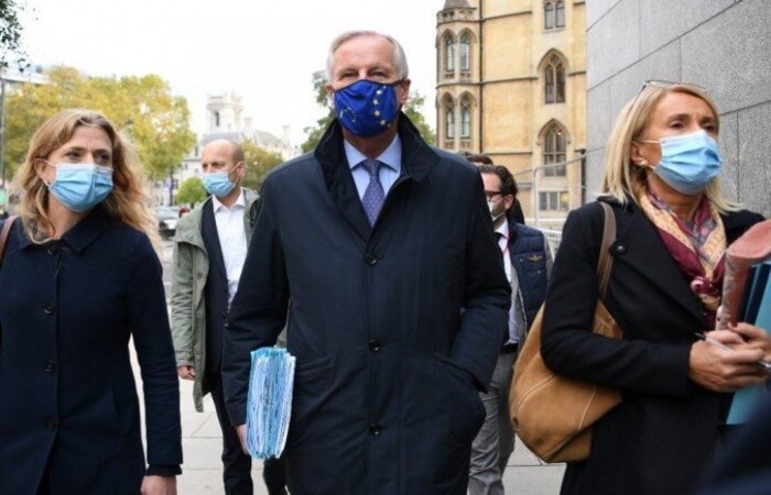 O negociador chefe do Brexit da UE, Michel Barnier./Foto: Daniel Leal-Olivas/AFP