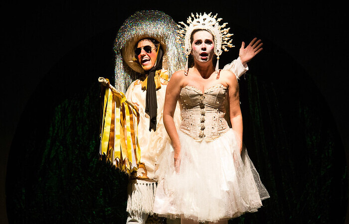 Registro da peça Vento Forte para Água e Sabão, da Companhia Fiandeiros de Teatro (PE), no Teatro Luiz Souto Dourado/Foto: Jorge Farias/Secult-PE/Fundarpe