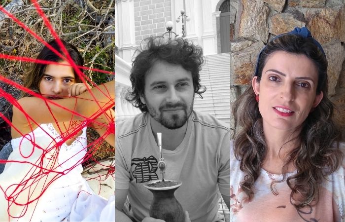 Zulmira Alves Correia, Emir Rossoni e Vanessa Molnar, autores dos livros selecionados/Foto: Cepe/Divulgação