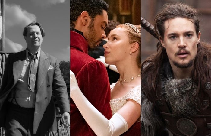 Mank, Bridgerton (lançamento) e The Last Kingdom aparecem na lista (Foto: Netflix/Divulgação) Mank, Bridgerton (lançamento) e The Last Kingdom aparecem na lista/Foto: Netflix/Divulgação