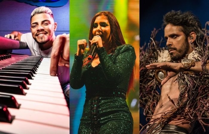 JS, O Mão de Ouro produziu os maiores hits do carnaval, Priscila Senna brilhou com lives e Almério lançou álbum ao vivo e foi indicado ao Grammy Latino/Foto: Los Panchos, Sérgio Arruda e Juarez Ventura/Divulgação JS, O Mão de Ouro produziu os maiores hits do carnaval, Priscila Senna brilhou com lives e Almério lançou álbum ao vivo e foi indicado ao Grammy Latino/Foto: Los Panchos, Sérgio Arruda e Juarez Ventura/Divulgação