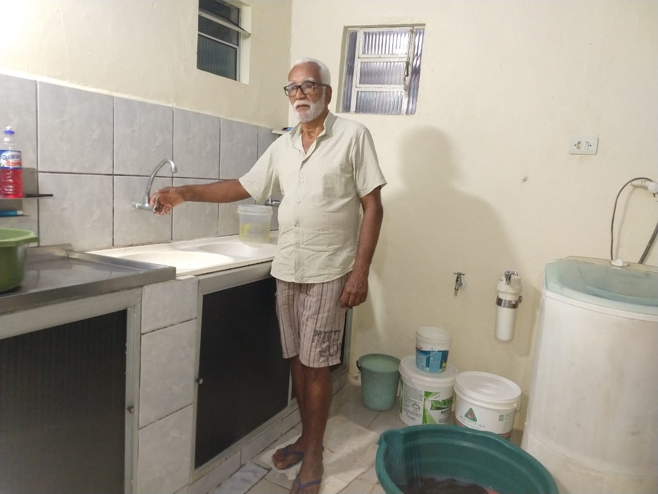 Cavalcanti pede uma solução para a falta de água na cidade/José Cavalcanti de Melo/Arquivo pessoal