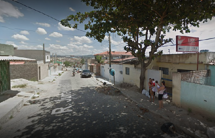 Rua em que ocorreu o crime./Foto: Google Maps Rua em que ocorreu o crime./Foto: Google Maps