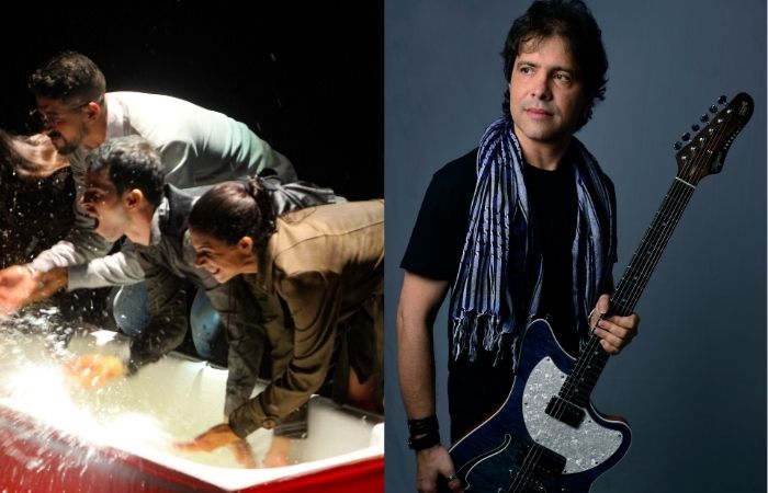 A peça Cachorros Não Sabem Blefar, do Grupo? Que absurdo!, e o espetáculo musical Trajetória Instrumental, de Luciano Magno, serão apresentados na noite desta quarta/Fotos: Divulgação e Manu Ferrão/Divulgação A peça Cachorros Não Sabem Blefar, do Grupo? Que absurdo!, e o espetáculo musical Trajetória Instrumental, de Luciano Magno, serão apresentados na noite desta quarta/Fotos: Divulgação e Manu Ferrão/Divulgação