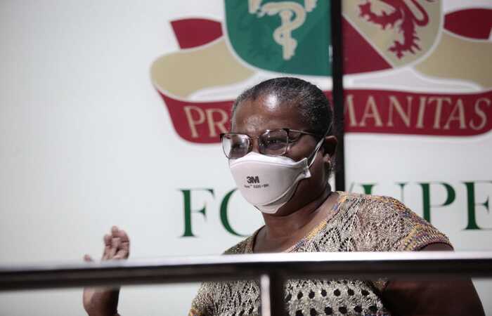 Perpétua do Socorro será a primeira a receber a dose. Foto: Arnaldo Sete/DP