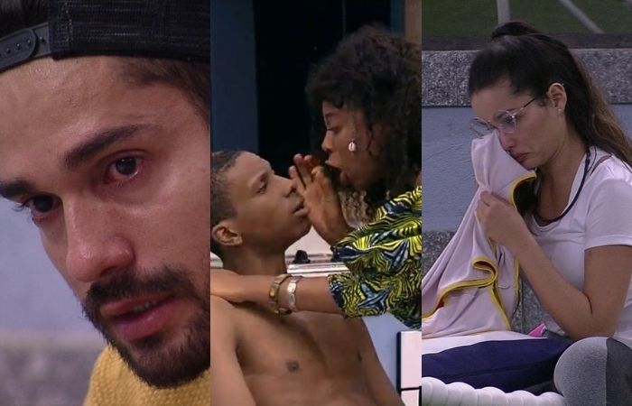 Acrebiano, Lucas Penteado com Lumena e Juliette/Foto: TV Globo/Reprodução Acrebiano, Lucas Penteado com Lumena e Juliette/Foto: TV Globo/Reprodução