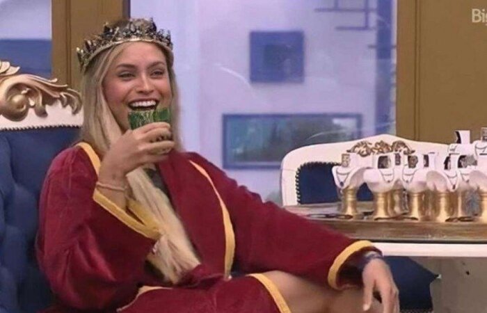 Em conversa com os outros brothers, a brasiliense brincou ainda perguntando se a esposa de Caio não teria irmãos/Foto: Reprodução/Globo