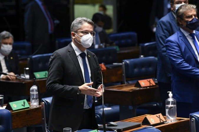 /O senador Alessandro Vieira, relator do projeto. Foto: Jefferson Rudy/Ag&ecirc;ncia Senado