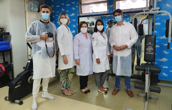 Jorge Farjalla, equipe do HC e Jeymesson Vieira