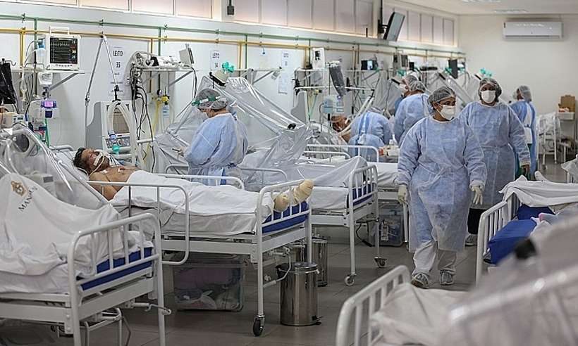 /Não há mais leitos de UTI disponíveis em vários hospitais de Porto Alegre. Foto: Michael Dantas/AFP /Não há mais leitos de UTI disponíveis em vários hospitais de Porto Alegre. Foto: Michael Dantas/AFP