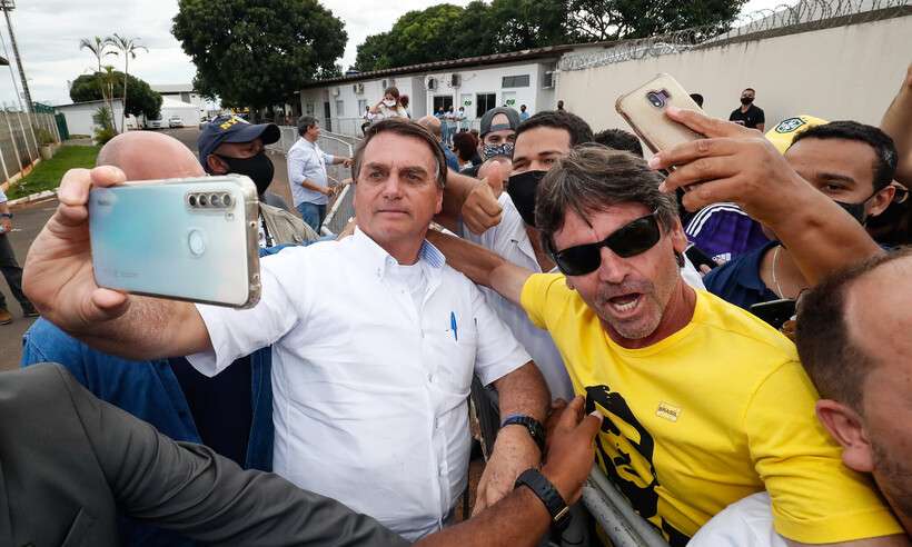 /Bolsonaro em Cruzeiro dos Peixotos, distrito de Uberlandia, cidade do Triângulo Mineiro. Foto: Alan Santos/Presidência da República /Bolsonaro em Cruzeiro dos Peixotos, distrito de Uberlandia, cidade do Triângulo Mineiro. Foto: Alan Santos/Presidência da República