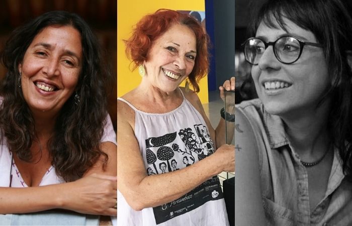 Adelina Pontual, Katia Mesel e Dea Ferraz/Foto: Cinemateca Pernambucana/Divulga&ccedil;&atilde;o