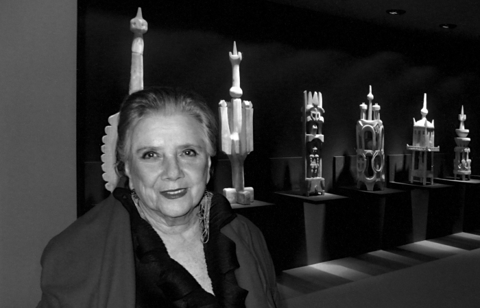 Janete Costa na Bienal de Valencia/Foto: Cepe/Divulgação