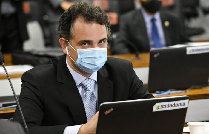 Presidente do Senado participou de videoconferência com governadores para tratar sobre ações de enfrentamento à pandemia. Bolsonaro participou por cerca de 20 minutos/Foto: Edilson Rodrigues/Agencia Senado