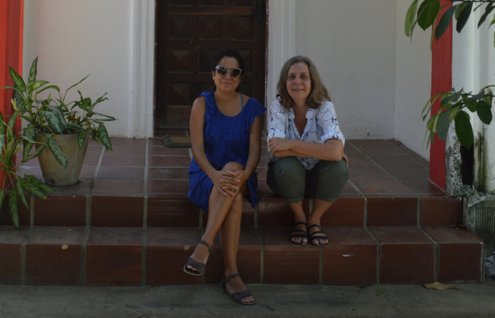 Lia Letícia e Clarice Hoffmann, facilitadoras da oficina/Foto: Divulgação Lia Letícia e Clarice Hoffmann, facilitadoras da oficina/Foto: Divulgação
