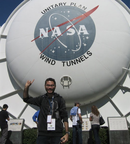 O ex-aluno Carlos Renato estudou na Singularity University.