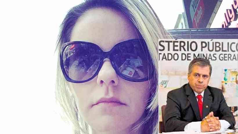 Lorenza morreu na sexta-feira e o marido, promotor André Pinho, foi detido neste domingo/Foto: Montagem sobre Reprodução/Redes Sociais e Divulgação/MPMG Lorenza morreu na sexta-feira e o marido, promotor André Pinho, foi detido neste domingo/Foto: Montagem sobre Reprodução/Redes Sociais e Divulgação/MPMG