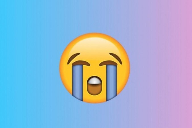 /O emoji mais publicado, no início de 2021, no Twitter foi o emoji que mostra um rosto chorando escandalosamente, segundo a Emojipedia. Foto: Reprodução