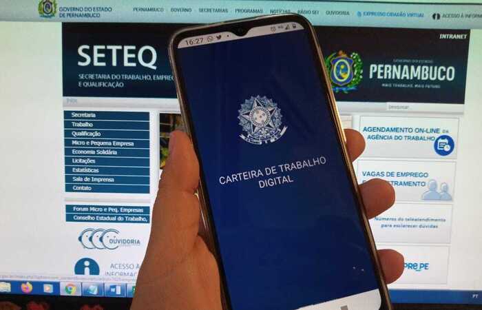 Pelo documento, é possível dar entrada no Seguro Desemprego e ver todas as parcelas/Foto: Seteq/Divulgação Pelo documento, é possível dar entrada no Seguro Desemprego e ver todas as parcelas/Foto: Seteq/Divulgação