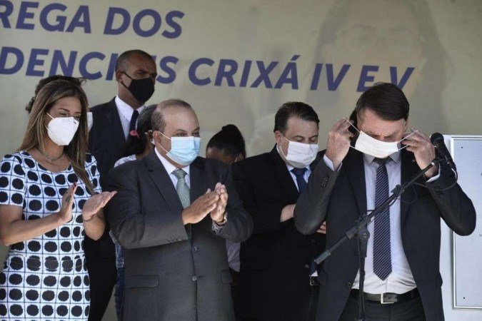 /Mandatário repetiu defesa pelo tratamento precoce, que comprovadamente não atua contra o vírus, e anunciou viagem a Chapecó (SC). Foto: Minervino Junior/CB/D.A Press /Mandatário repetiu defesa pelo tratamento precoce, que comprovadamente não atua contra o vírus, e anunciou viagem a Chapecó (SC). Foto: Minervino Junior/CB/D.A Press