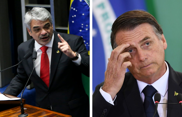 /Publicações feitas no Twitter por perfis inautênticos com hashtags de apoio a Bolsonaro cresceram 3.441% entre fevereiro e março. Fotos: Marcelo Camargo/Agência Brasil e Evaristo Sá/AFP