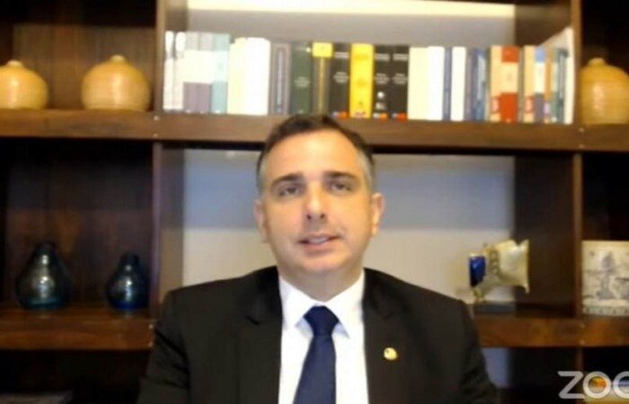 Presidente de Senado falava sobre mudanças na Lei de Segurança Nacional. Projeto de lei que visa alterá-la é uma das prioridades no Congresso, segundo Pacheco e o presidente da Câmara, Arthur Lira/crédito: Reprodução/Youtube Presidente de Senado falava sobre mudanças na Lei de Segurança Nacional. Projeto de lei que visa alterá-la é uma das prioridades no Congresso, segundo Pacheco e o presidente da Câmara, Arthur Lira/crédito: Reprodução/Youtube