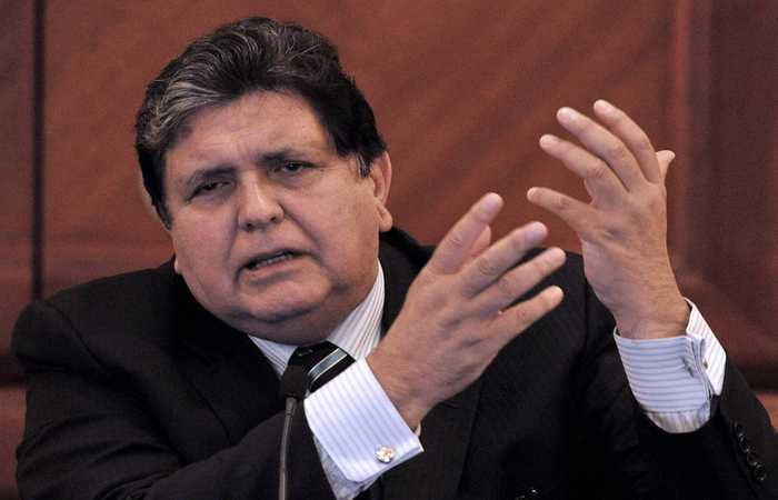 /García governou o país duas vezes, nos períodos de 1985-1990 e 2006-2011. Foto: Cris Bouroncle/AFP