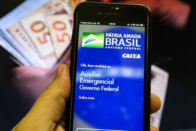 (Pedro Guimarães, presidente do banco, reforçou que a população não precisa ir às agências para obter o benefício. Foto: Marcello Casal Jr/Agência Brasil) /Pedro Guimarães, presidente do banco, reforçou que a população não precisa ir às agências para obter o benefício. Foto: Marcello Casal Jr/Agência Brasil