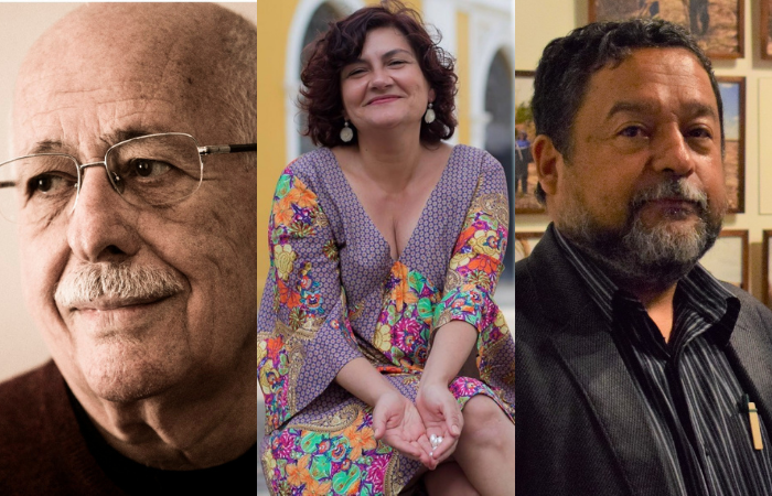 Obras de Silviano Santiago, Cida Pedrosa e Mário Hélio estão na ação/Foto: Cepe, Cida Pedrosa e Malu Didier/Divulgação Obras de Silviano Santiago, Cida Pedrosa e Mário Hélio estão na ação/Foto: Cepe, Cida Pedrosa e Malu Didier/Divulgação