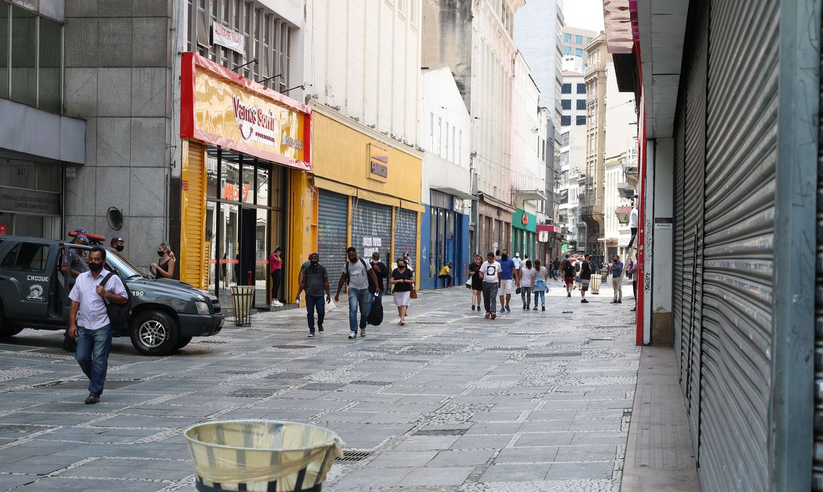 /Estado está há mais de um mês com atividades não essenciais suspensas. Foto: Rovena Rosa/Agência Brasil /Estado está há mais de um mês com atividades não essenciais suspensas. Foto: Rovena Rosa/Agência Brasil