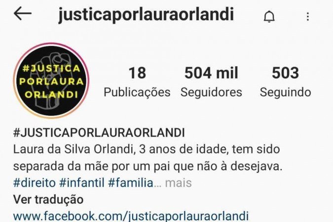 /Mãe de Laura Orlandi pede justiça por filha vítima de abuso sexual e maus-tratos em Santa Catarina. Foto: Reprodução/Instagram /Mãe de Laura Orlandi pede justiça por filha vítima de abuso sexual e maus-tratos em Santa Catarina. Foto: Reprodução/Instagram