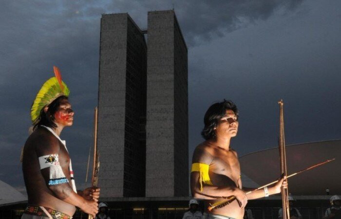 Câmara de Populações Indígenas do órgão afirma que neste mês completa-se três anos "sem que nenhuma terra indígena tenha sido delimitada, demarcada ou homologada no país"/crédito: Edilson Rodrigues/CB