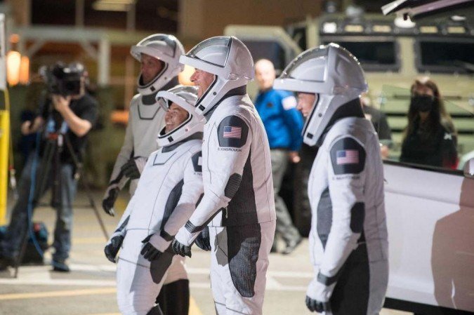 /O voo tripulado da NASA e da SpaceX estava previsto para acontecer nesta quinta-feira, mas foi adiado um dia por causa de condições meteorológicas. Foto: AUBREY GEMIGNANI/AFP /O voo tripulado da NASA e da SpaceX estava previsto para acontecer nesta quinta-feira, mas foi adiado um dia por causa de condições meteorológicas. Foto: AUBREY GEMIGNANI/AFP