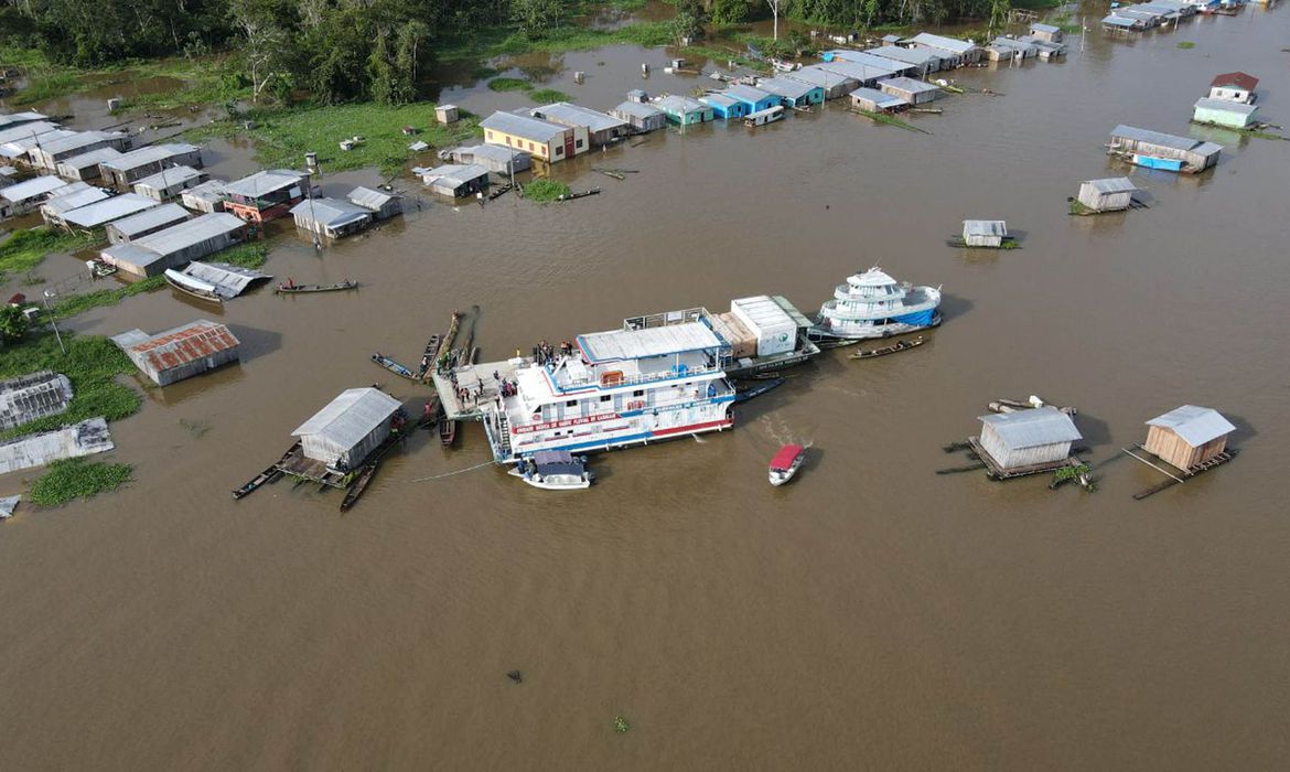/Defesa Civil do Amazonas diz que 13 cidades decretaram emergência. Foto: Agência Amazonas /Defesa Civil do Amazonas diz que 13 cidades decretaram emergência. Foto: Agência Amazonas