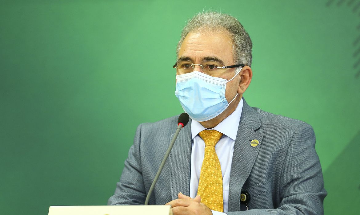 /Anúncio foi feito pelo ministro da Saúde, Marcelo Queiroga. Foto: Marcelo Camargo/Agência Brasil /Anúncio foi feito pelo ministro da Saúde, Marcelo Queiroga. Foto: Marcelo Camargo/Agência Brasil