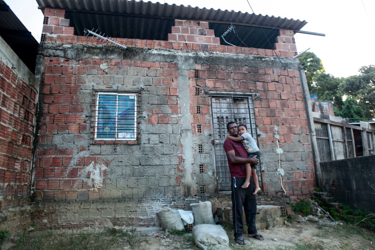 Morador Willamis Nascimento relata a preocupação com a situação