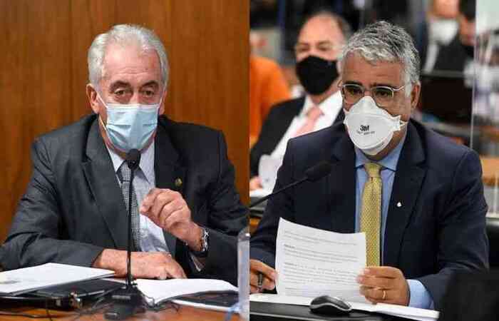Senadores Otto Alencar (PSD-BA) e Eduardo Girão (Podemos-CE) se desentenderam a respeito da vacinação no Brasil e sobre uso da cloroquina e ivermectina/foto: Agência Senado Senadores Otto Alencar (PSD-BA) e Eduardo Girão (Podemos-CE) se desentenderam a respeito da vacinação no Brasil e sobre uso da cloroquina e ivermectina/foto: Agência Senado