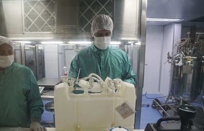 Insumo é o mais importante para produção da vacina contra a covid-19/Biomanguinhos/Fiocruz Insumo é o mais importante para produção da vacina contra a covid-19/Biomanguinhos/Fiocruz