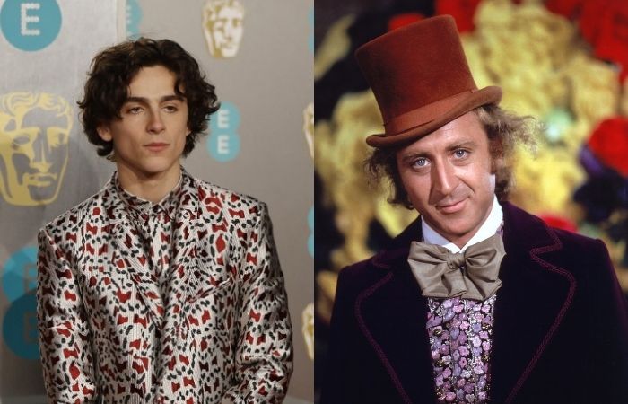 O filme trará o jovem Willy Wonka e a origem da famosa fábrica/Foto: Tolga Akmen/AFP e Paramout Pictures/Reprodução