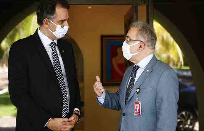 Presidente do Senado Federal e chefe do Ministério da Saúde se reuniram nesta terça (25); aval à vacina Covaxin é esperança para agilizar imunização/foto: Pedro Gontijo/Senado Federal Presidente do Senado Federal e chefe do Ministério da Saúde se reuniram nesta terça (25); aval à vacina Covaxin é esperança para agilizar imunização/foto: Pedro Gontijo/Senado Federal