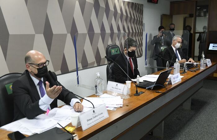 Diretor do Butantan fala aos senadores da CPI da Pandemia/Jefferson Rudy/Agência Senado
