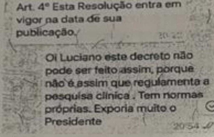 Troca de mensagem entre Nise e Luciano Azevedo/crédito: divulgação Troca de mensagem entre Nise e Luciano Azevedo/crédito: divulgação