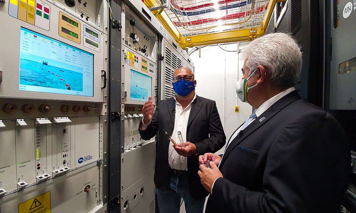 /A cerimônia foi realizada hoje na cidade de Sines, em Portugal. Foto: Ministério da Ciência, Tecnologia e Inovações (MCTI)/Divulgação /A cerimônia foi realizada hoje na cidade de Sines, em Portugal. Foto: Ministério da Ciência, Tecnologia e Inovações (MCTI)/Divulgação