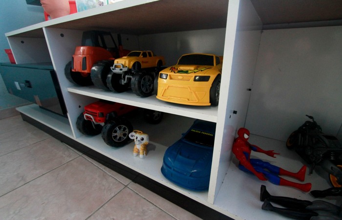 Os brinquedos de Miguel seguem fazendo parte da casa