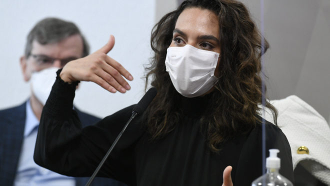 Infectologista ainda comparou o tratamento precoce às teorias terraplanistas/Foto: Jefferson Rudy/Agência Senado